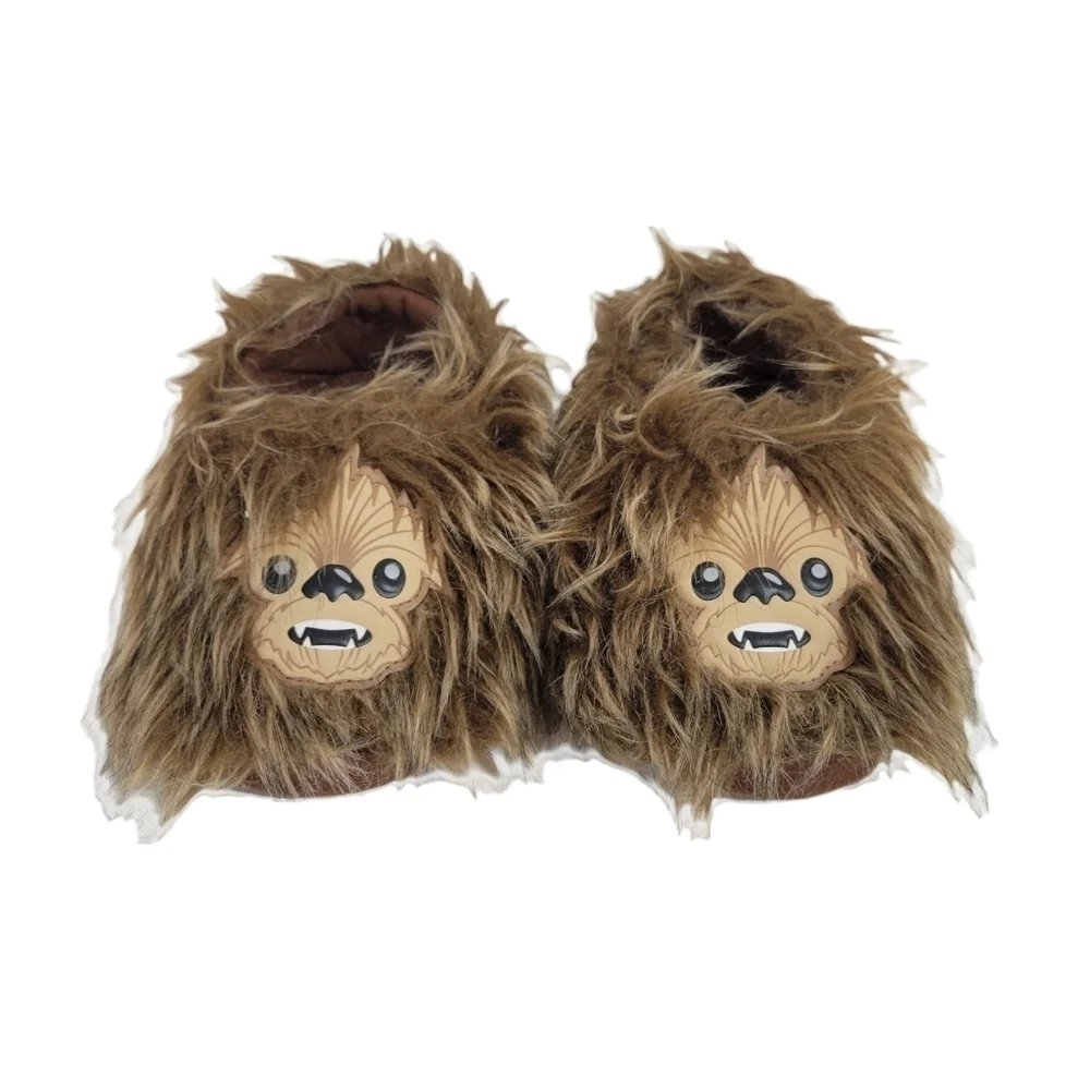 Star Wars Chewbacca Fuzzy Slippers 9/10